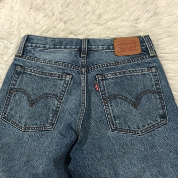 Levi's White Oak Cone Denim Wedgie Icon Foothills Button Fly High Rise Jeans - Picture 14 of 16